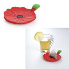 9818 Charles Viancin Silicon Poppy Red Tea Rest Model