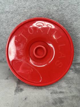 A Toda Leche 745687110917 Tortilla Warmer Red Holder For Keeping Tortillas Warm 8.5 Inch
