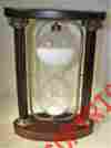 A2700 Bombay Classic Hourglass Mahogany Finish Hour Glass No Reserve