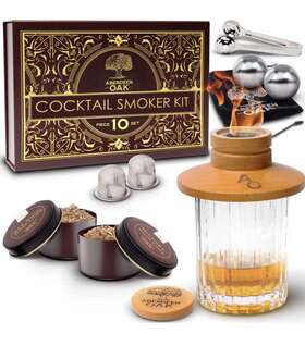 Aberdeen 705353519208 Cocktail Smoker Kit Wood Chips Old Fashioned Whiskey Drink Used Once