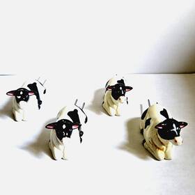 Acme 072898932022 Cow Corn Holders 4 Barnyard Buddies Vintage 1993