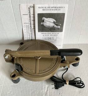 Aidex Th-10 Electric Tortilla Press Maker Tortilladora 8 Inch Aluminum Mexico Tested
