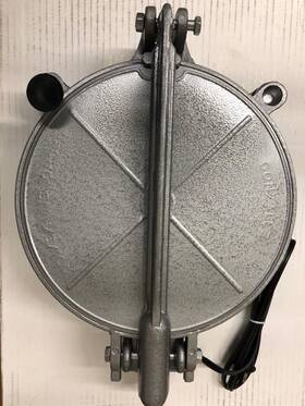 Always-quality 381134707998 Mexican Large 10 Inch Cast Aluminum Electric Tortilla Maker Used