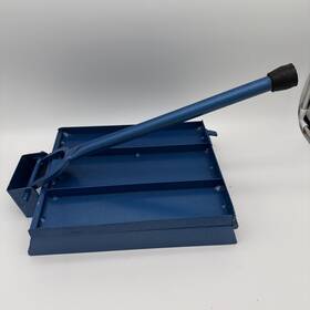 Always-quality 727202109 Made In Mexico Blue Manual Flower/corn All Metal Tortilla Maker Press 12x12 I