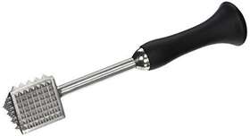 Amco 019578164694 4-in-1 Stainless Steel Meat Tenderizer Black