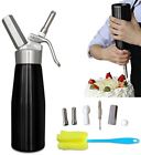Anm-wsal500blk Animato Professional Whipped Cream Dispenser Aluminium Whipper Whipping 0716982467440