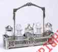 51725 Antique 21029 Id Condiment Set Silver Tray Finish