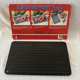 As Seen On Tv 084358013486 Super Defrost Tray T.v. Safe Sanitary Efficient Natural Miracle Thaw