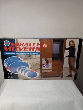 3545 As Seen On Tv Miracle Movers #3545 With Box 8 Pieces. Move Your Furniture Easier