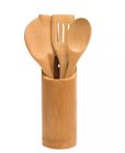 Az5982efc9b3d99-us Imported Lipper International Kitchen Tool Utensil Holder With Tools Bamboo