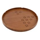Az5982efc9b9646-us Imported Uxcell Wood Round Cherry Pattern Tea Coffee 602451442790