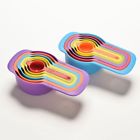 Az5982efc9db0e3-us Imported Rainbow Plastic Measuring Cups Spoons Set 803211911178