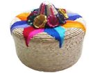 Az5982efca257c4-us Imported Tortillero Tortilla Warmer Straw Basket Pancake Mexico 687930194766