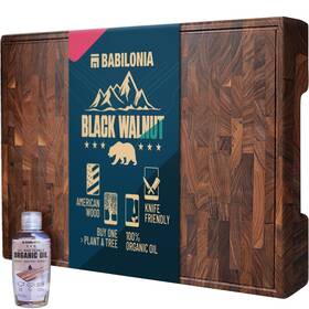 Babwsm2302 Babilonia Xxl American Black Walnut End Grain Cutting Board - 24 X 15 1.7 Inch Prem