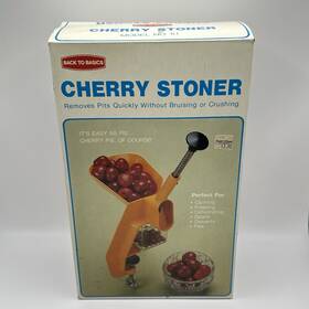 Back To Basics 018579175760 Vintage - Cherry Stoner Remover Model #61 Complete