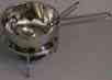 229-197 Barrel Steel Butter Sauce Warmer 3 Set Piece Crate Stainless