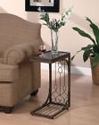 900280 Base Burnished Color Living Snack Copper Table Brown Room Sofa