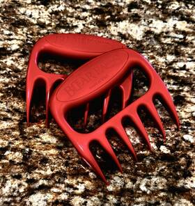 Bp06 Bear Paws Nylon Red Meat Shredder 2 Pc