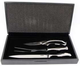 2057684 Belgique Carving Set Heavyweight Stainless Steel Home Kitchen Gift 3pc Poultry