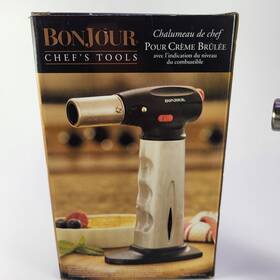 Bonjour 53386 Chefs Tools Creme Brulee Torch Gray 747660533867