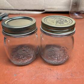 357750mde121990 Bormioli Rocco Two Quattro Stagioni Mason Jars 8.5 Oz