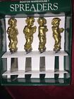 Boston Warehouse Trading Co Set Of Gold Cherub Seasons Spreaders