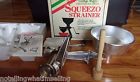 09101 Box Original Strainer Instructions Squeezo Metal Vgc Garden Ways