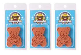 Brown Sugar Bear 781723045492 Original Saver And Softener Terracotta Set Of 3