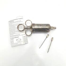 Bruce Foods 022174020356 Cajun Injector The Original Marinade With 2 Needles And Instructions Used