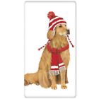 Bt1457 Mary Bagged Cotton Flour Sack Kitchen Towel Golden Retriever