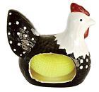 C074 Great Finds Black Chicken Kitchen Sponge Soap Scrubby 846228026688