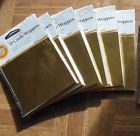 1904-1197 Candy 50 4 Wrappers Gold Pkg Foil Packages Tone 6 1197 Lollipop Wilton