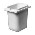 A2004 Cecilware Jar 7 " Poly Fruit White