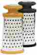 Cg10360-blk Home Basics New 2 Sided Coarse And Fine Cheese Grater Black 857198103606