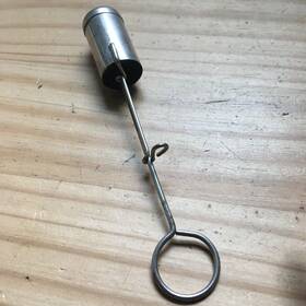 1912 Chapman Vintage Stainless Steel Cream Dipper 1.5 Inch D X8 L