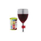 49556 Charms Glass Set Multi Wine 6 Watchers - Colors Joie