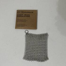 Cm Scrubber 887672258591 Knapp Made Original 4 Inch Cast Iron Scrubber- Chainmail For P