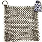 Comin18ju074612 Guoman Cast Iron Cleaner Stainless Steel Scrubber Xl Inch Chainmail