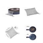 Cominhkg129613 Ruro Stainless Steel Chainmail Cast Iron Cleaner Scrubber 713145895799