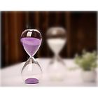 Cominhkpr147784 Graces Dawn Timers Transparent Glass Hourglass Purple Sand 711420010592