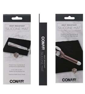 C6hm Conair Heat Resistant Silicone Mat 7.5 Inch X 9.5 Protects Surfaces From