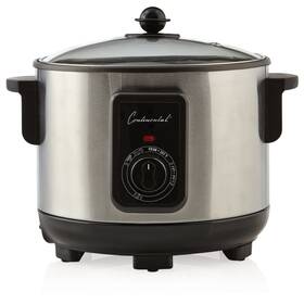 Cp43279 Continental Electric 5 Liter Stainless Steel Deep Fryer Silver