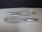 Cooking Beaters Held Whip Baking 10 Long French " Egg Hand Wire Pair Whisks 2