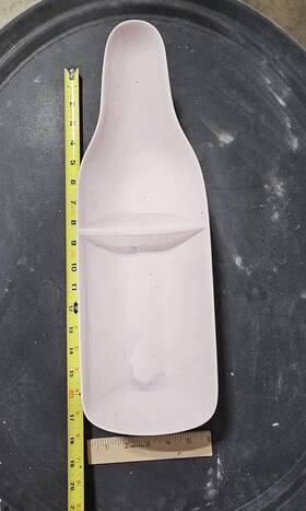 Cpi Gm100 Bottle Slumping Mold Serving Tray 2 Compartment Large