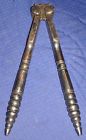 Rp1232 Crackers Lobster Nut Handmade Steel Vtg Antique