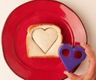 Crustless Sandwich Cutter Mom Inventors Heart Shaped Crust Good Bites Love New Purple 892458000417
