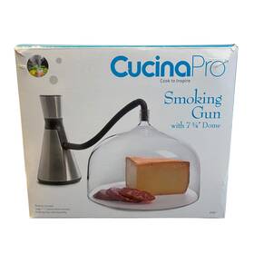 Cucinapro 656103060801 Cucina Pro Smoking Gun With 7 3/4 Inch Dome Mini Smoker Smoky Flavor