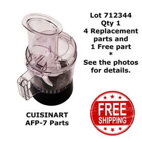 Bfp-10wb Cuisinart Afp-7 5 Parts Afp-7c Cbfp-10 Cbfp-ftp 1 Free Lot 712344