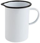 Da9191 Creative White Enamel Creamer Pitcher 191009104186