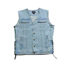 Denim Motorcycle Vest 857548002412